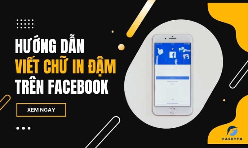 Cách viết chữ in đậm trên facebook